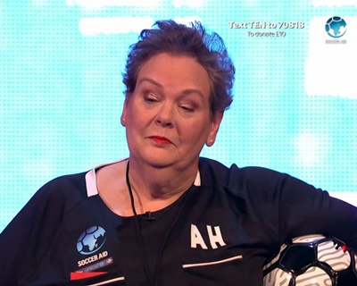 Anne Hegerty Soccer Aid 2023 special picture