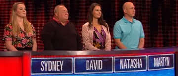 Martyn, Natasha, David, Sydney gave 29 correct answers in their cash builders