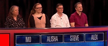 Alex, Steve, Alisha, Mo gave 29 correct answers in their cash builders