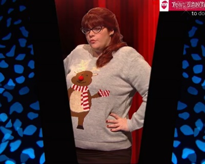 Jenny Ryan Text Santa 2015 special picture