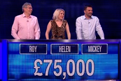 Mickey, Helen, Roy won 75,000 in final chase