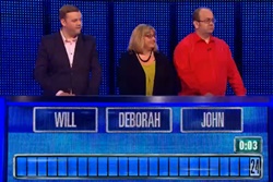 John, Deborah, Will set a target of 14,000 in final chase